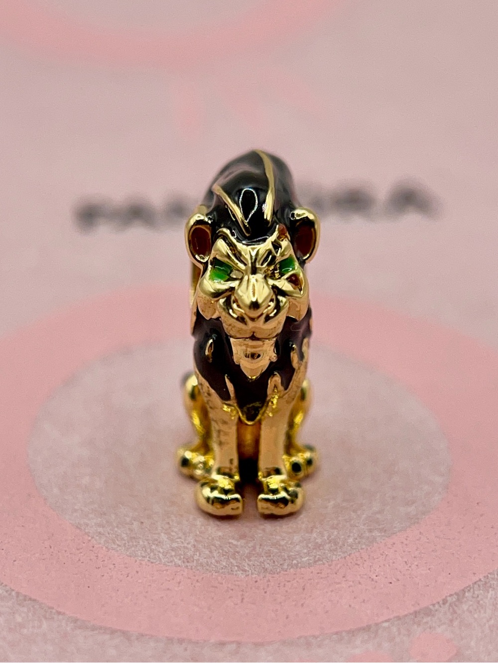 Pandora Disney Villains Lion King Scar Gold-Plated Charm